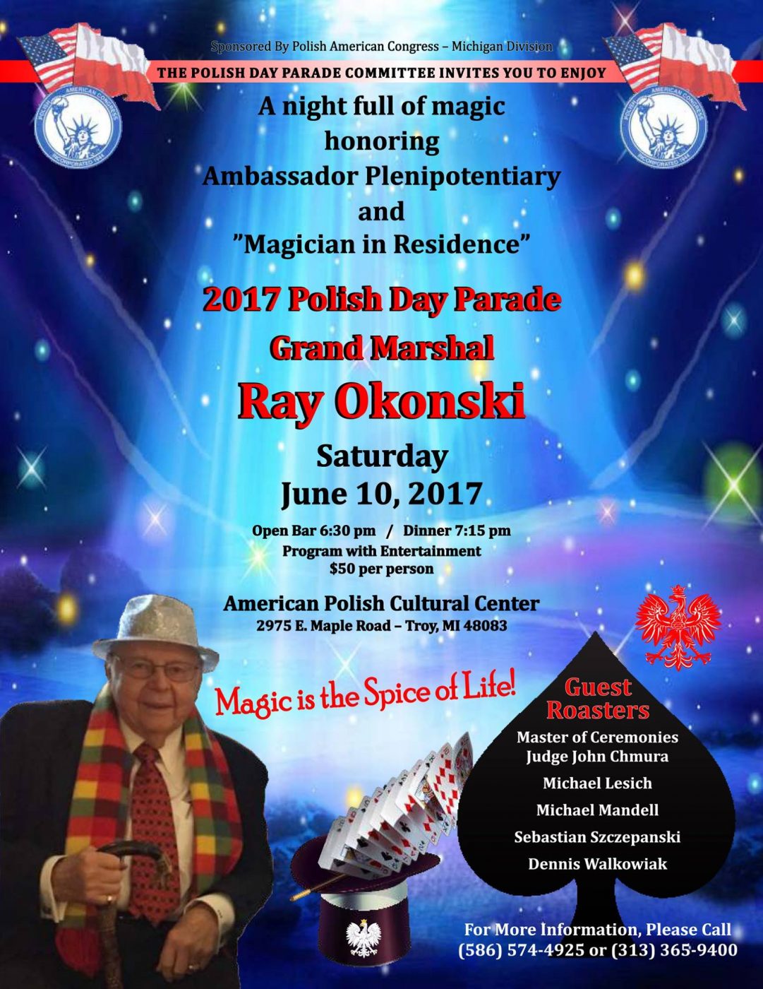 POLISH DAY PARADE ROAST Come and support Polish Day Parade! — Polish